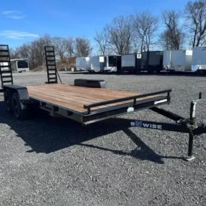 BWise 7 x 18 Low Profile LE Equipment Trailer Ladder Ramps