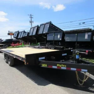 Big Tex 102″ x 18′ Deckover Equipment Trailer Slide Out Ramps