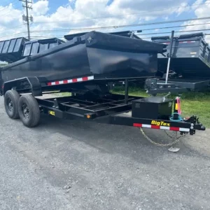 Big Tex 7x14 Channel Frame Dump Trailer w/ Ramps (14K GVWR)