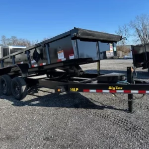 Big Tex 7x16 Low Profile Dump Trailer w/ Scissor Lift & Tarp Kit