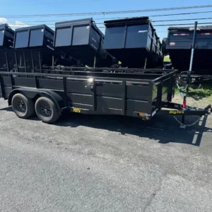 Big Tex 7x16 Landscape Utility Trailer w/ Solid Steel Sides (7K GVWR)