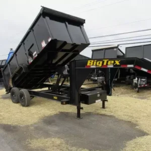 Big Tex 7x16 Gooseneck Dump Trailer w/ High 48" Sides (14K GVWR)