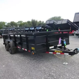 Big Tex 7 x 16 Landscape Utility Trailer Solid Steel Sides