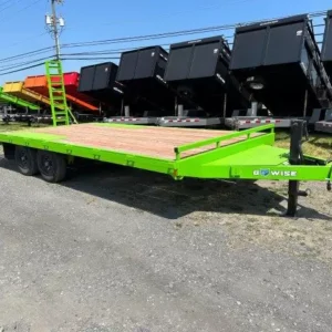 BWise 8 x 20 Deckover Equipment Trailer Ladder Ramps