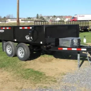 CAM Superline 6x10 Deckover Dump Trailer w/ Spreader Gate (10K)