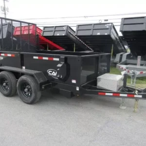 CAM Superline 6x10 Dump Trailer w/ Landscape Gate (7K GVWR)