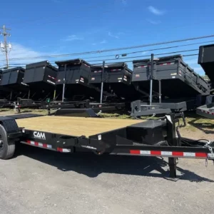 CAM Superline 7 x 18 Equipment Trailer Super Ramps