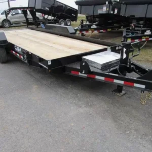 CAM Superline 7 x 20 Equipment Trailer Full Tilt Deck