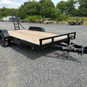 Carry On 7 x 18 Low Profile Equipment Trailer Ladder Ramps