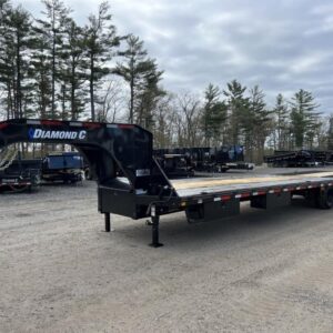 2024 Diamond C 8.5x35 25K Gooseneck Equipment Trailer w/Spare Mount