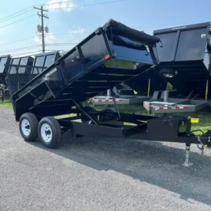 Premier 6x12 Low Profile Dump Trailer w/ Landscape Ramp (7K GVWR)