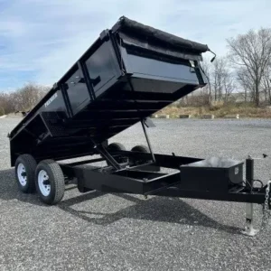 Premier 6x12 Low Profile Dump Trailer w/ Spreader Gate (10K GVWR)